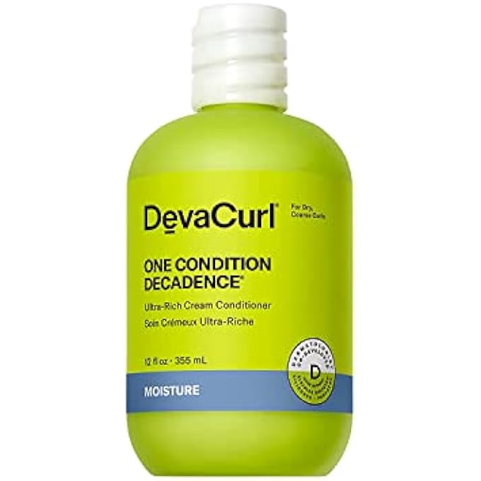 DevaCurl ONE CONDITION DECADENCE ULTRA-RICH CREAM CONDITIONER, GREEN OASIS, 12 FL. OZ. - Image 1